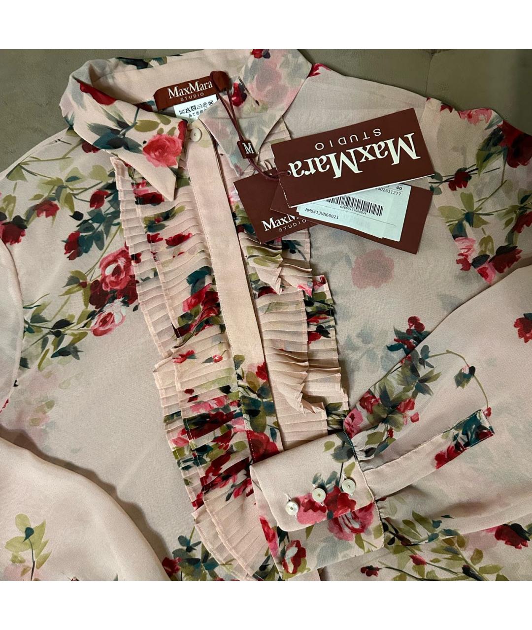 MAX MARA Розовое вискозное повседневное платье, фото 3