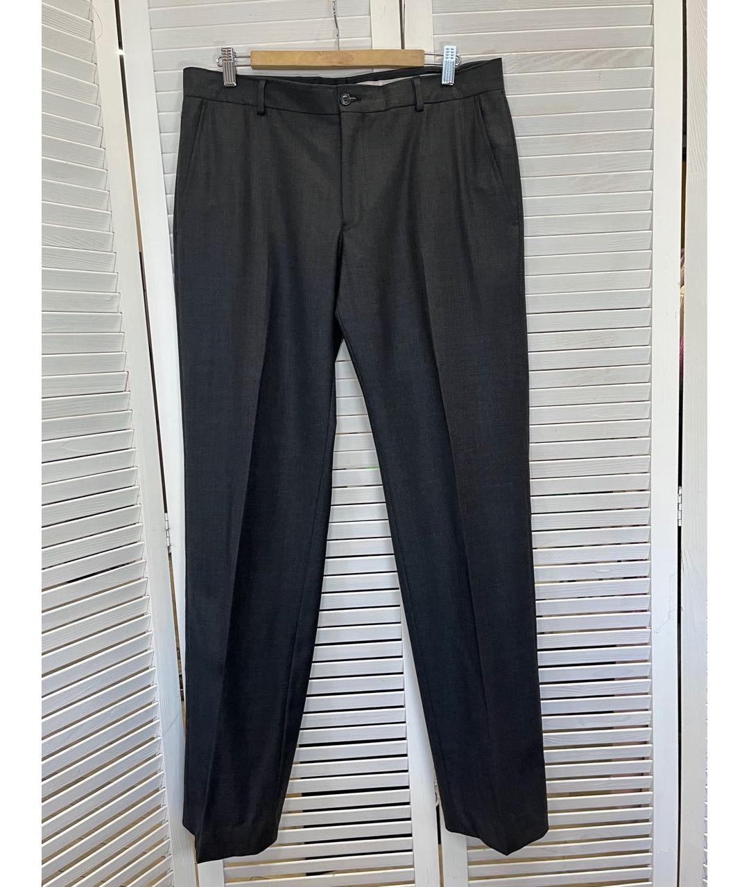 EMPORIO ARMANI Антрацитовый классический костюм, фото 2
