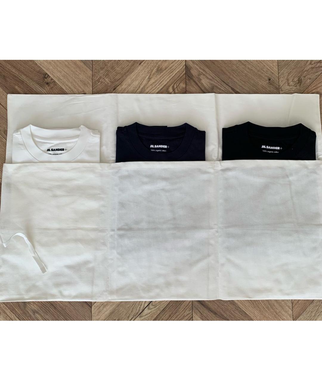 JIL SANDER Синяя хлопковая футболка, фото 6