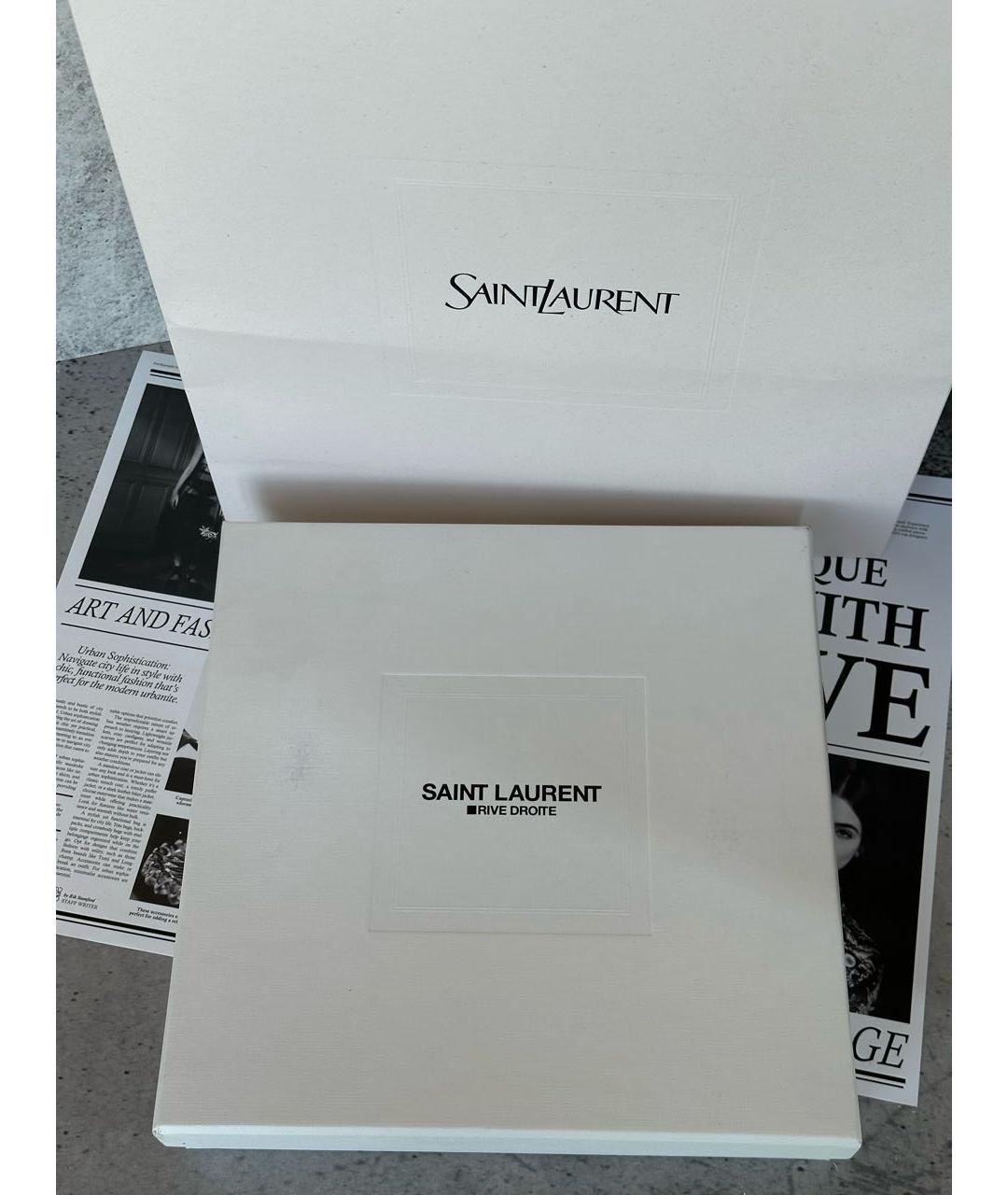 SAINT LAURENT Хлопковая сумка тоут, фото 4
