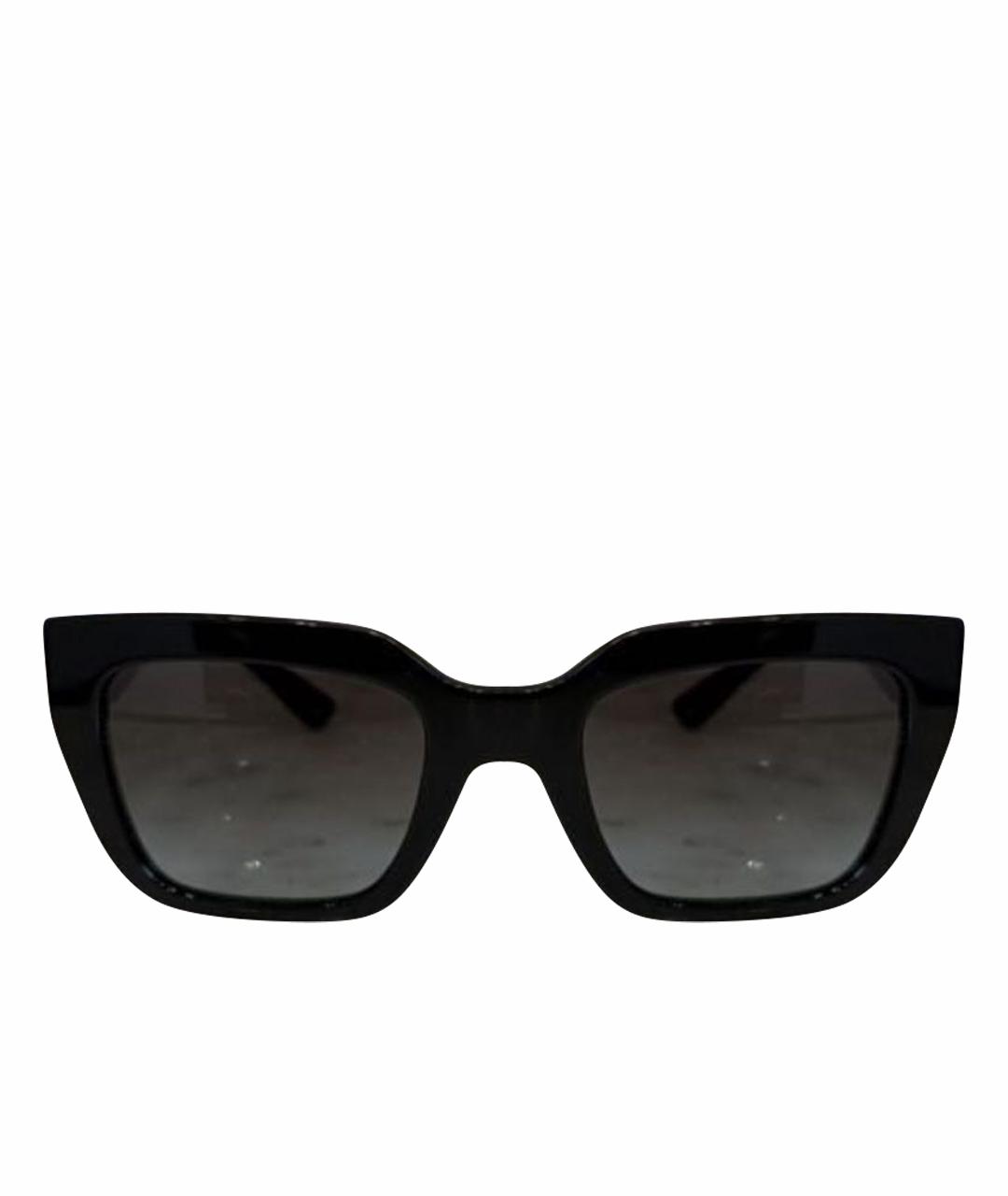 VALENTINO Черные пластиковые солнцезащитные очки, фото 1