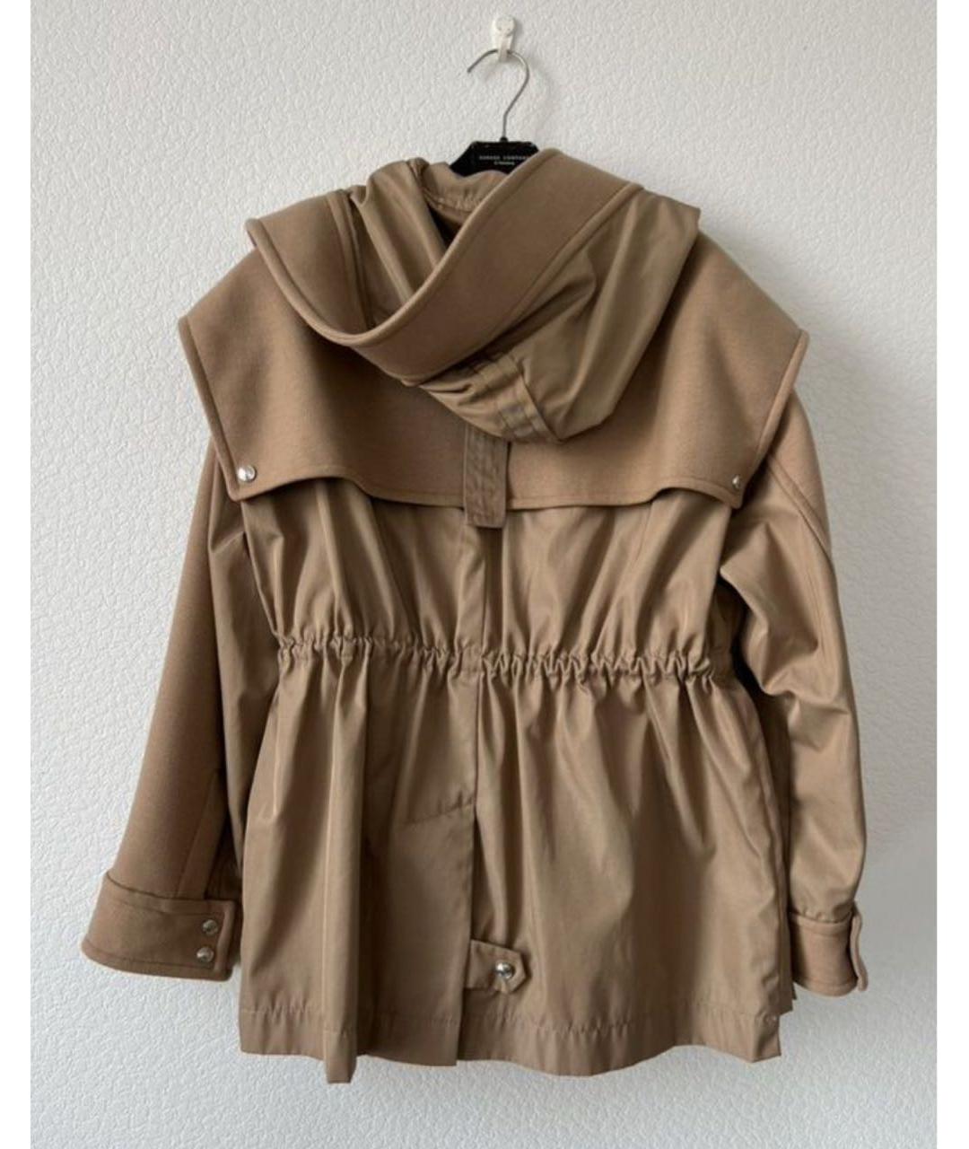 SPORTMAX Бежевая кашемировая парка, фото 2