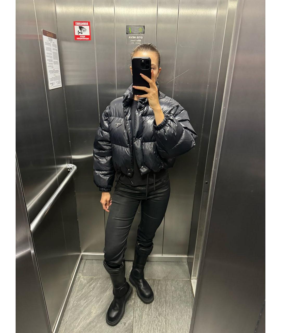 BOTTEGA VENETA Черные кожаные сапоги, фото 5