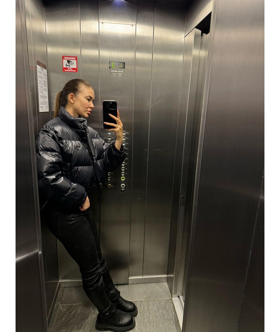 BOTTEGA VENETA Черные кожаные сапоги, фото 6