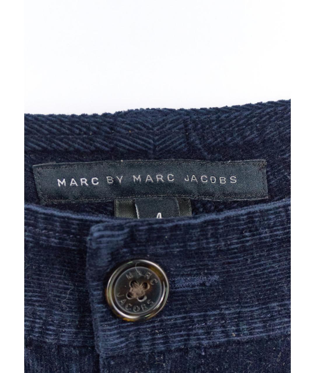 MARC JACOBS Темно-синие хлопковые шорты, фото 3