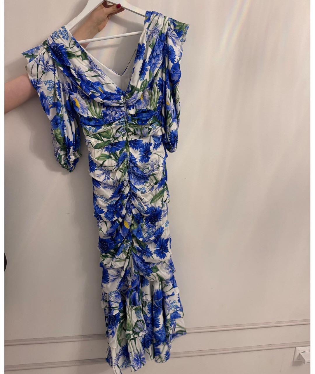 DOLCE&GABBANA Голубое вечернее платье, фото 2