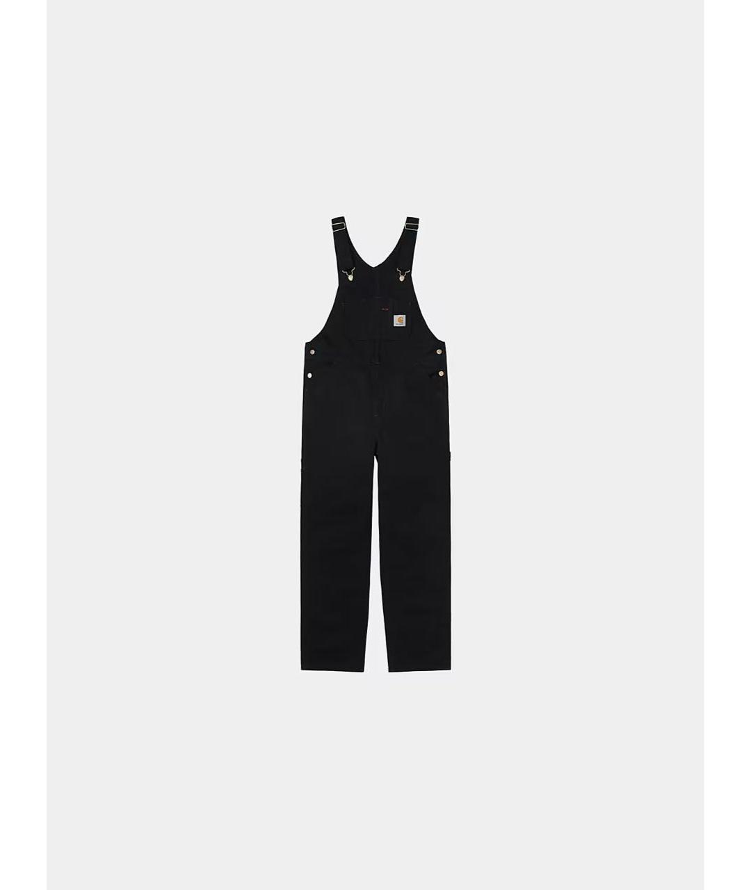 CARHARTT WIP Черный хлопковый комбинезон, фото 6