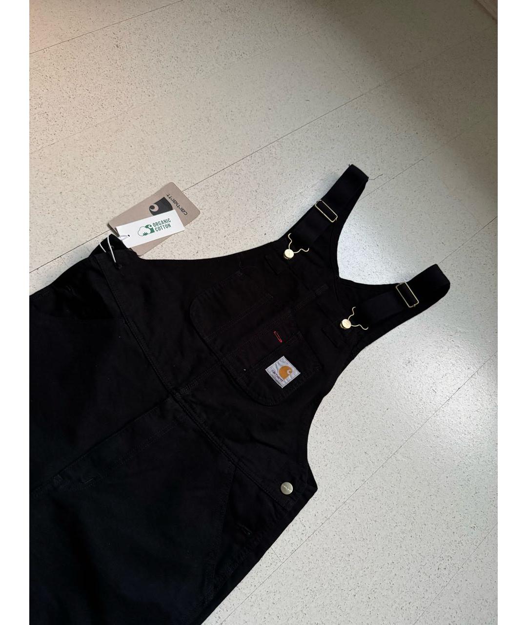 CARHARTT WIP Черный хлопковый комбинезон, фото 4