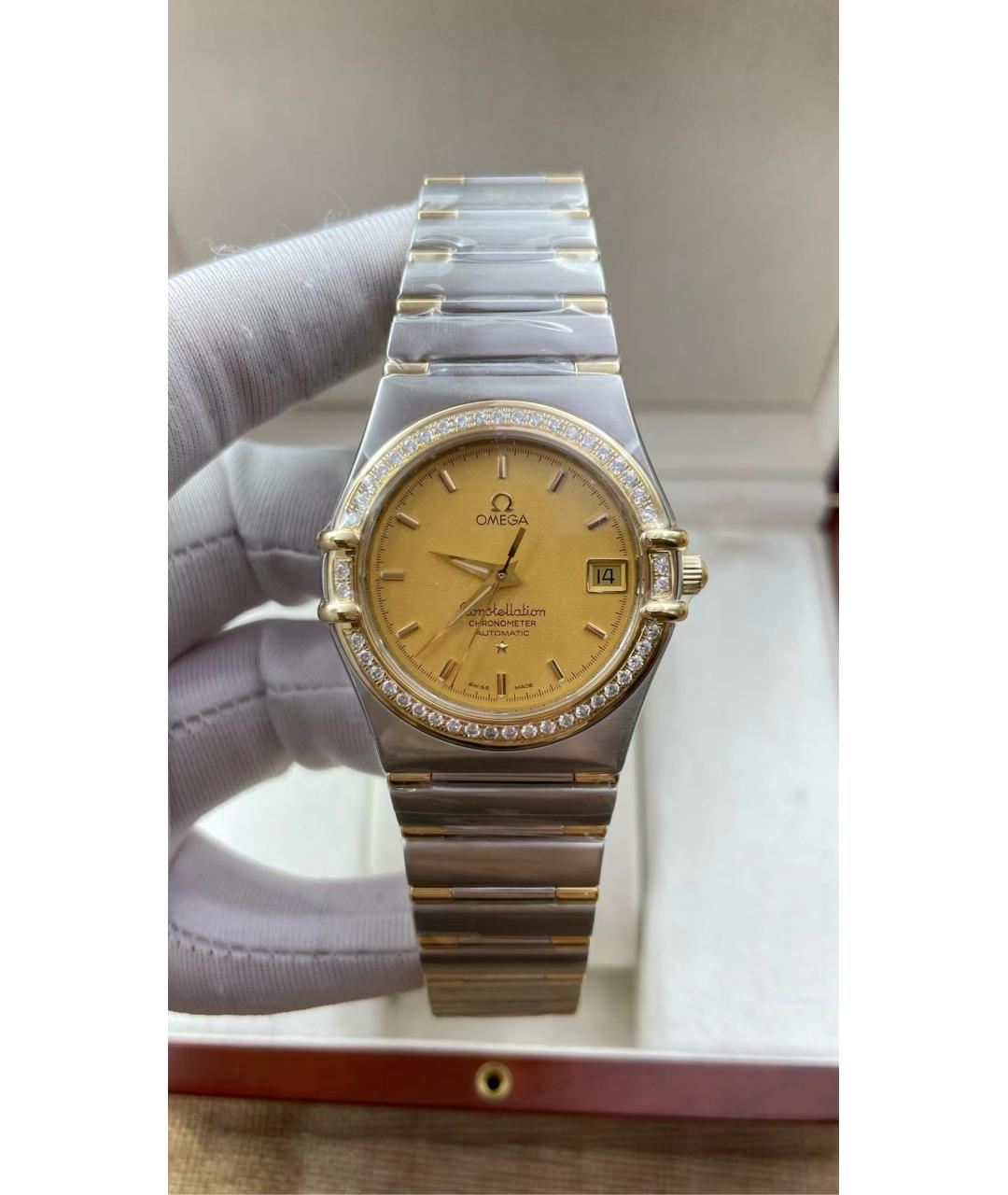 OMEGA Золотые часы из желтого золота, фото 4