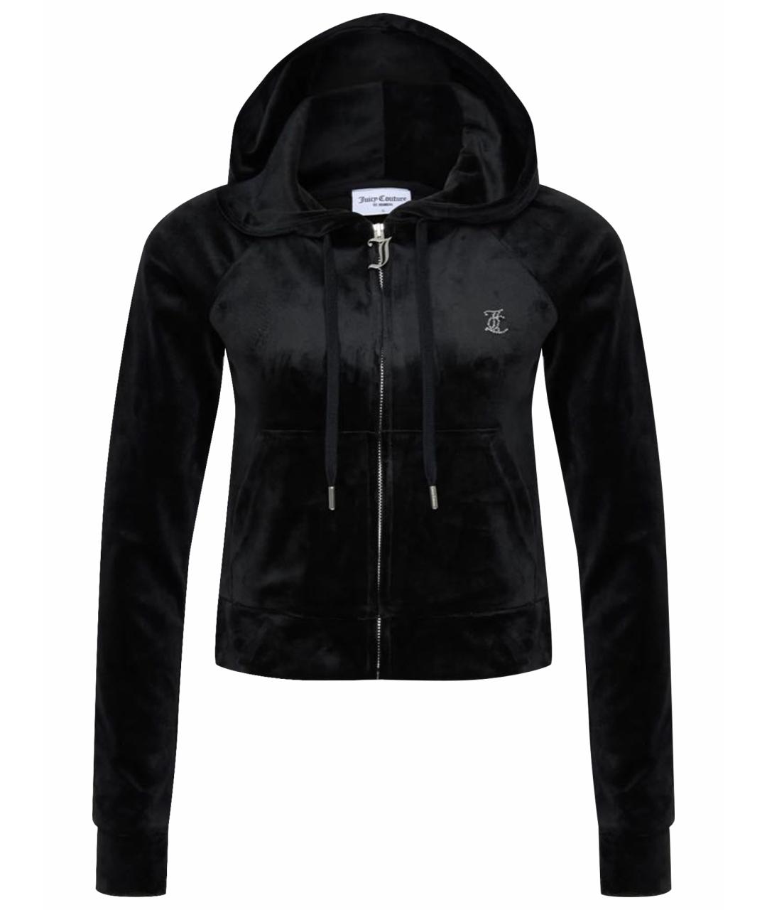 JUICY COUTURE Черный велюровый костюм с брюками, фото 14
