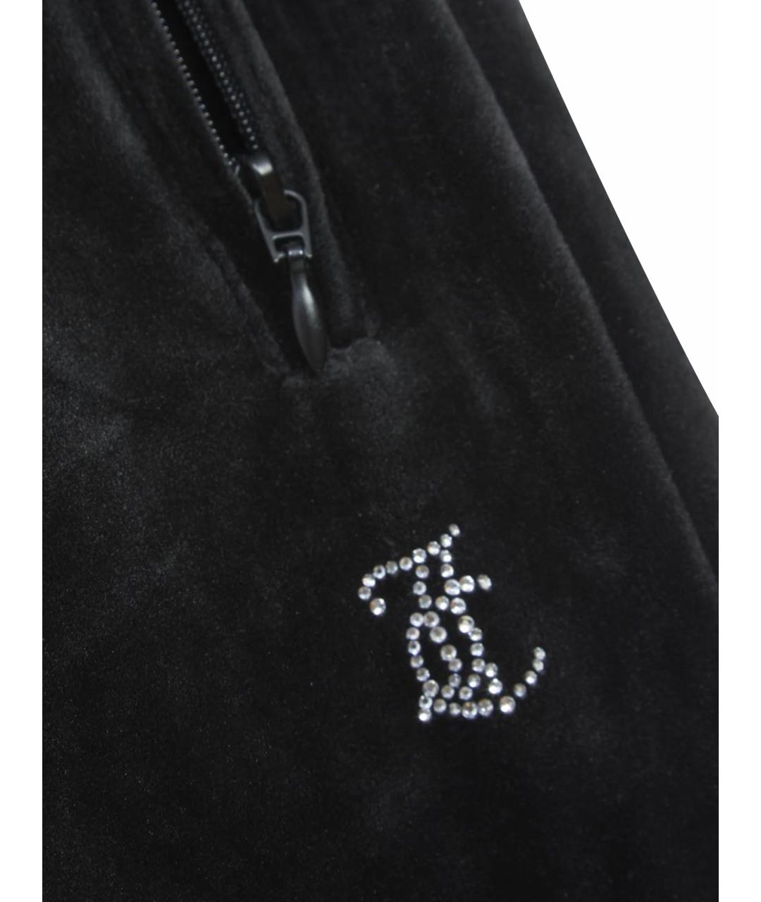 JUICY COUTURE Черный велюровый костюм с брюками, фото 12
