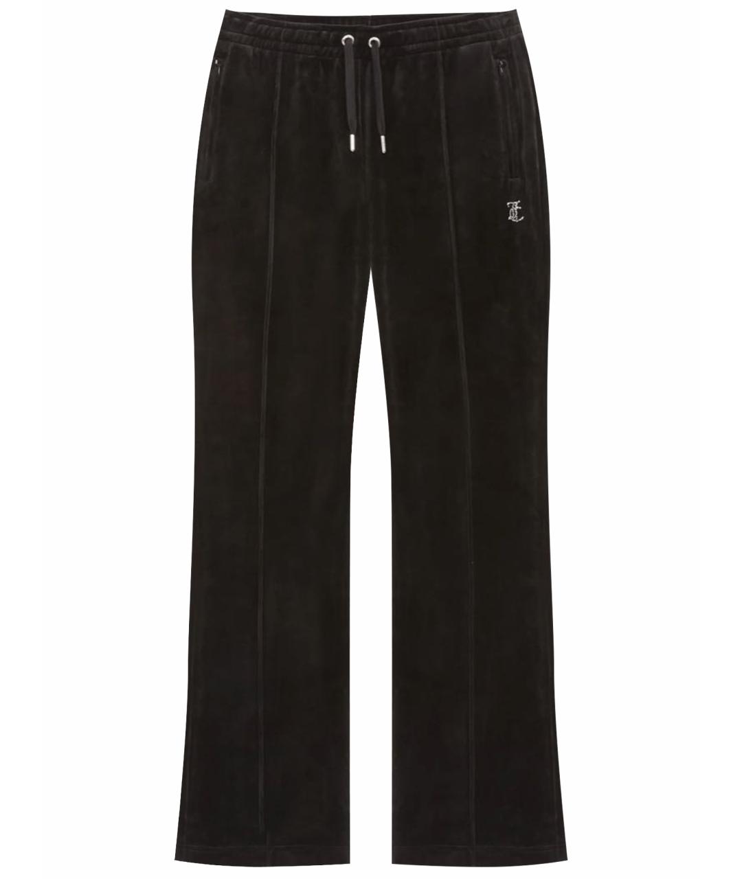 JUICY COUTURE Черный велюровый костюм с брюками, фото 10