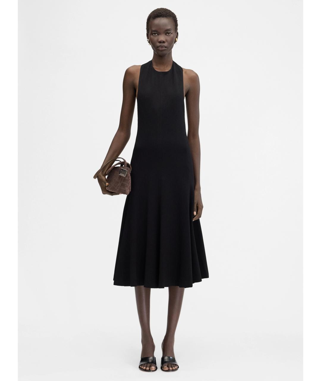 JACQUEMUS Черное коктейльное платье, фото 4