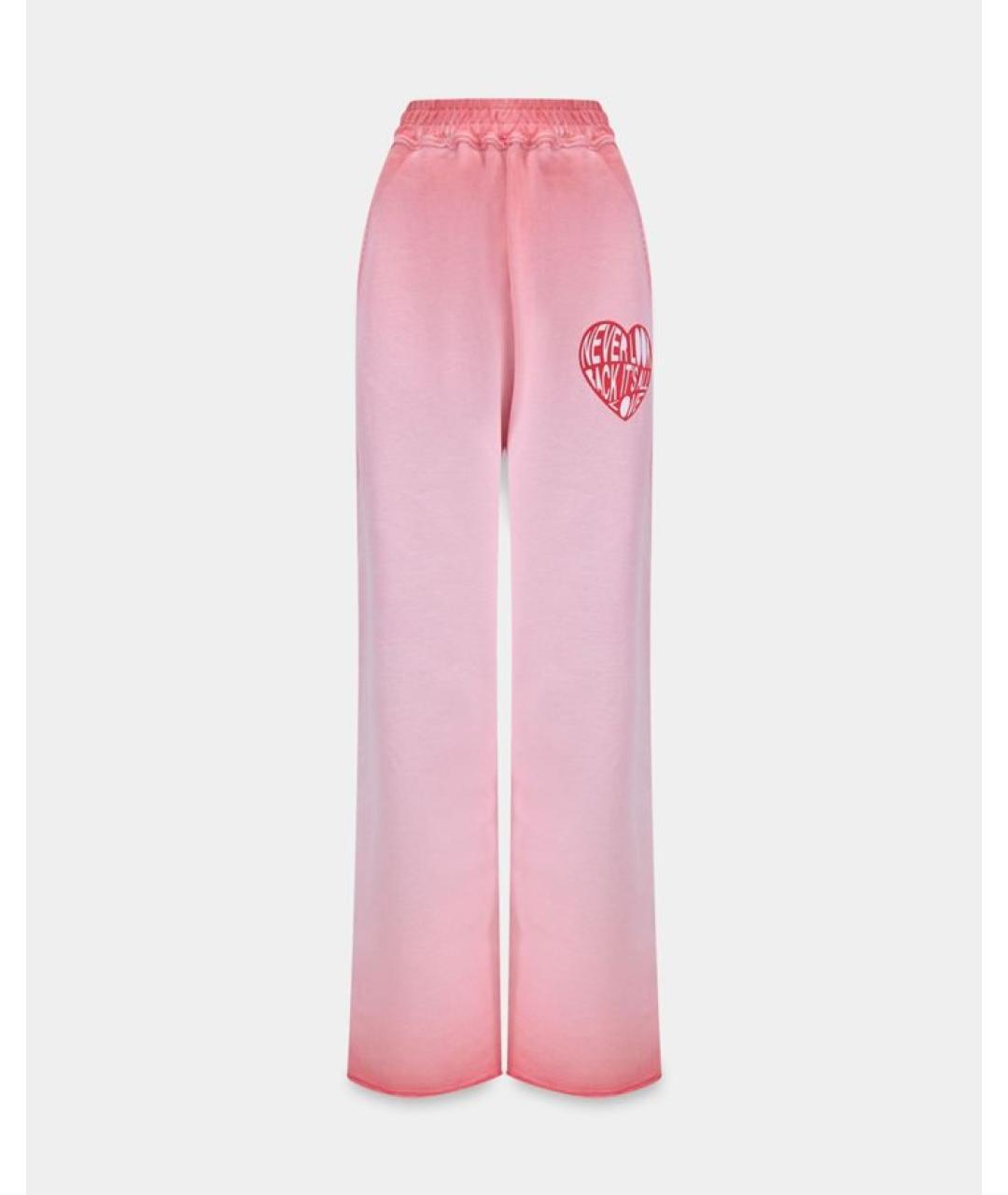 MSGM Розовые хлопковые спортивные брюки и шорты, фото 7
