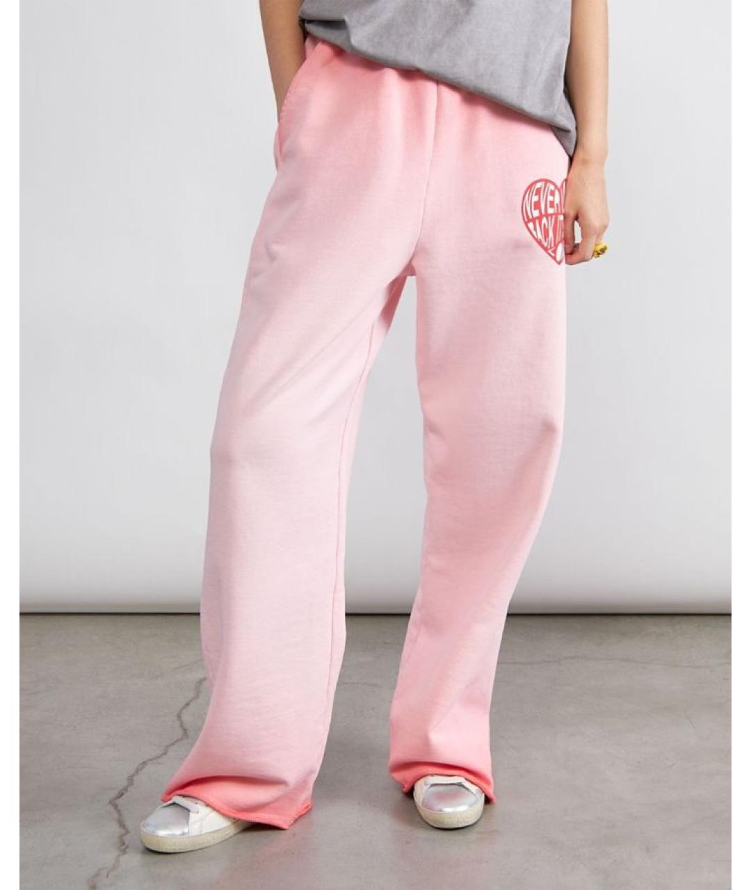 MSGM Розовые хлопковые спортивные брюки и шорты, фото 5