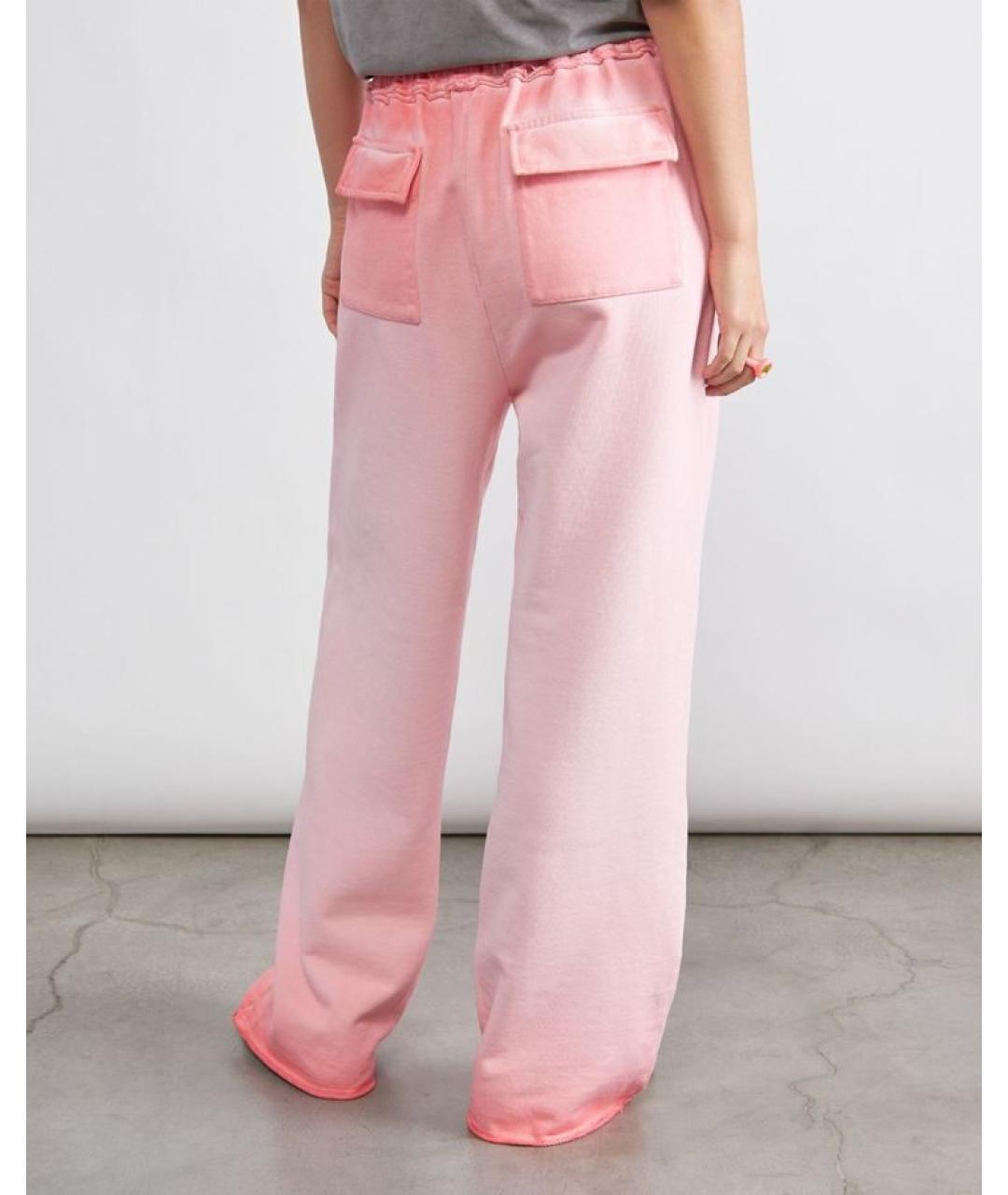 MSGM Розовые хлопковые спортивные брюки и шорты, фото 2