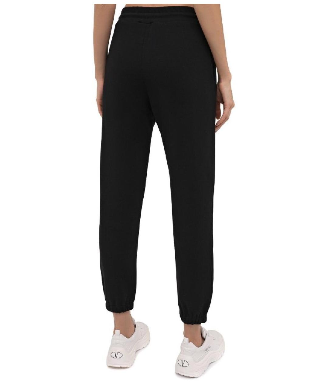 MSGM Черные хлопковые спортивные брюки и шорты, фото 4