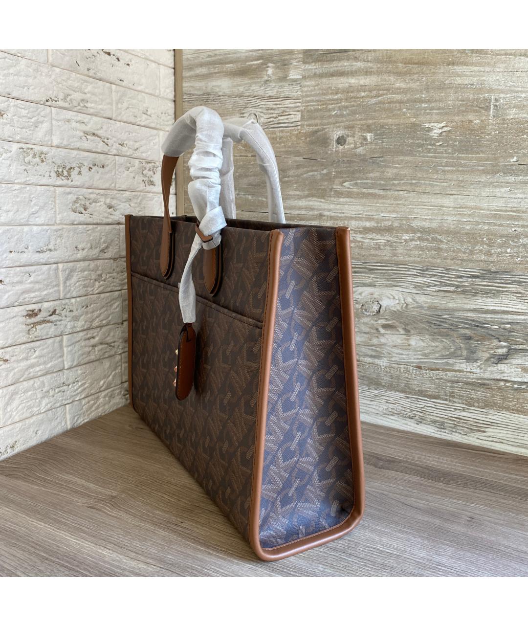 MICHAEL KORS Коричневая сумка с короткими ручками, фото 7