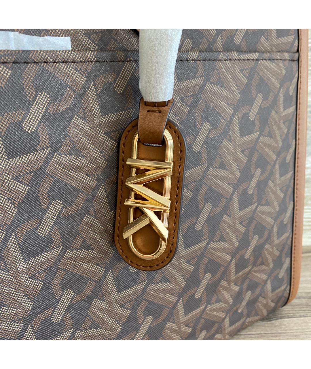 MICHAEL KORS Коричневая сумка с короткими ручками, фото 8