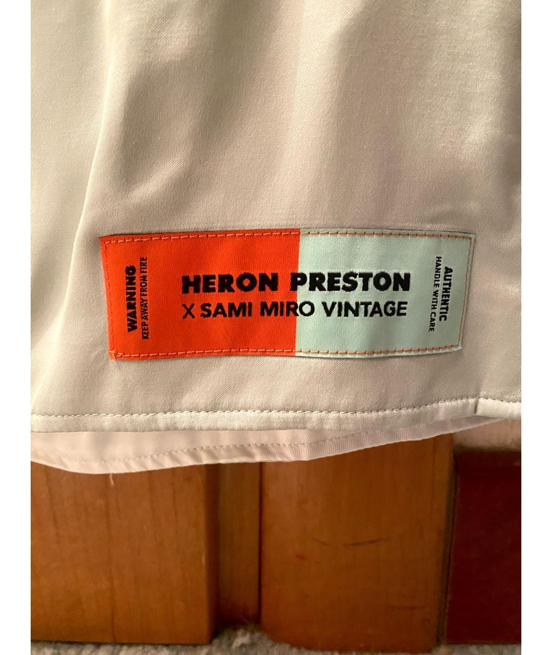 HERON PRESTON Салатовыое вискозное коктейльное платье, фото 3
