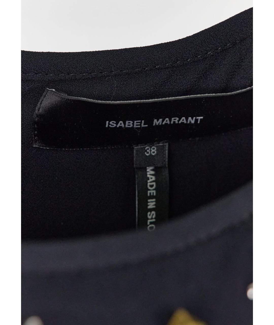 ISABEL MARANT Черная вискозная блузы, фото 3