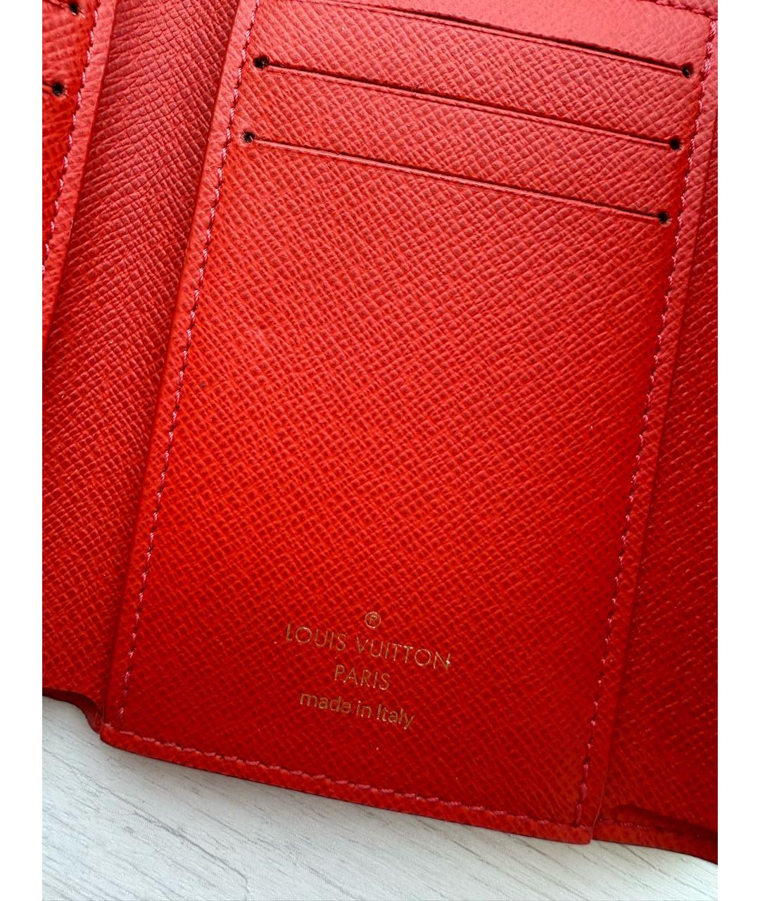 LOUIS VUITTON Коричневый кошелек, фото 5