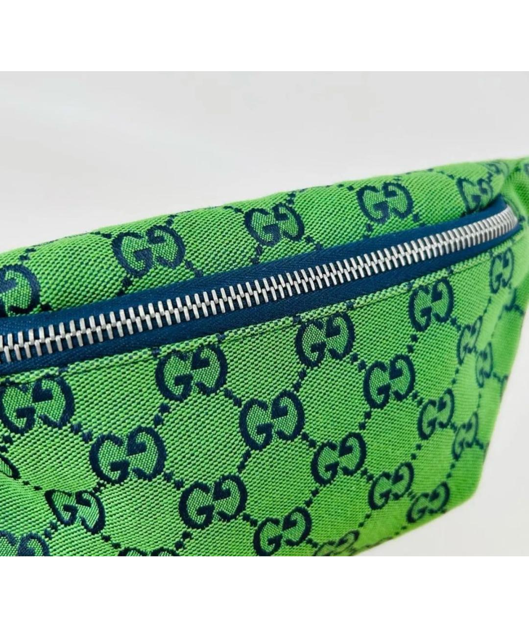 GUCCI Зеленая поясная сумка, фото 8