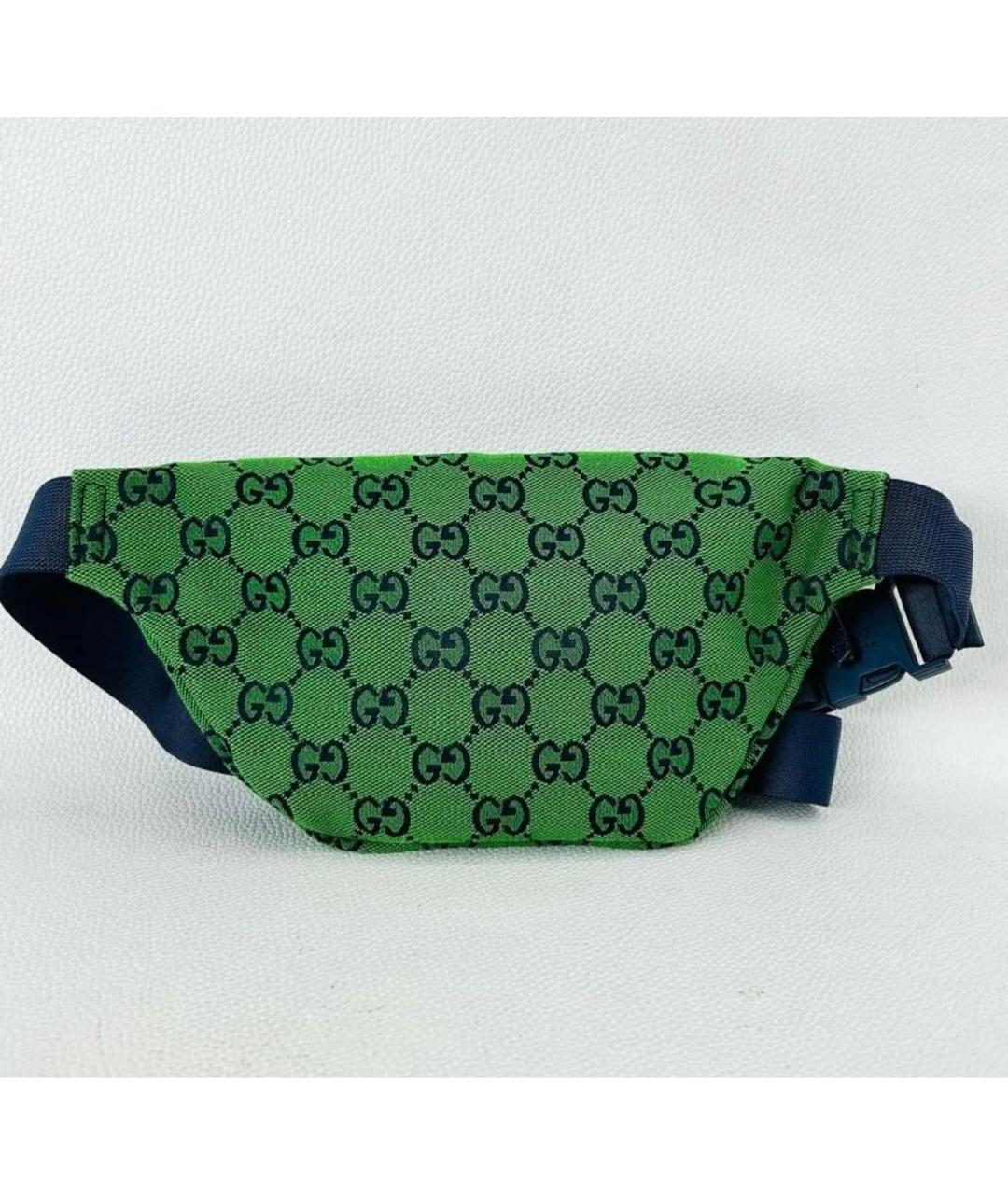 GUCCI Зеленая поясная сумка, фото 2