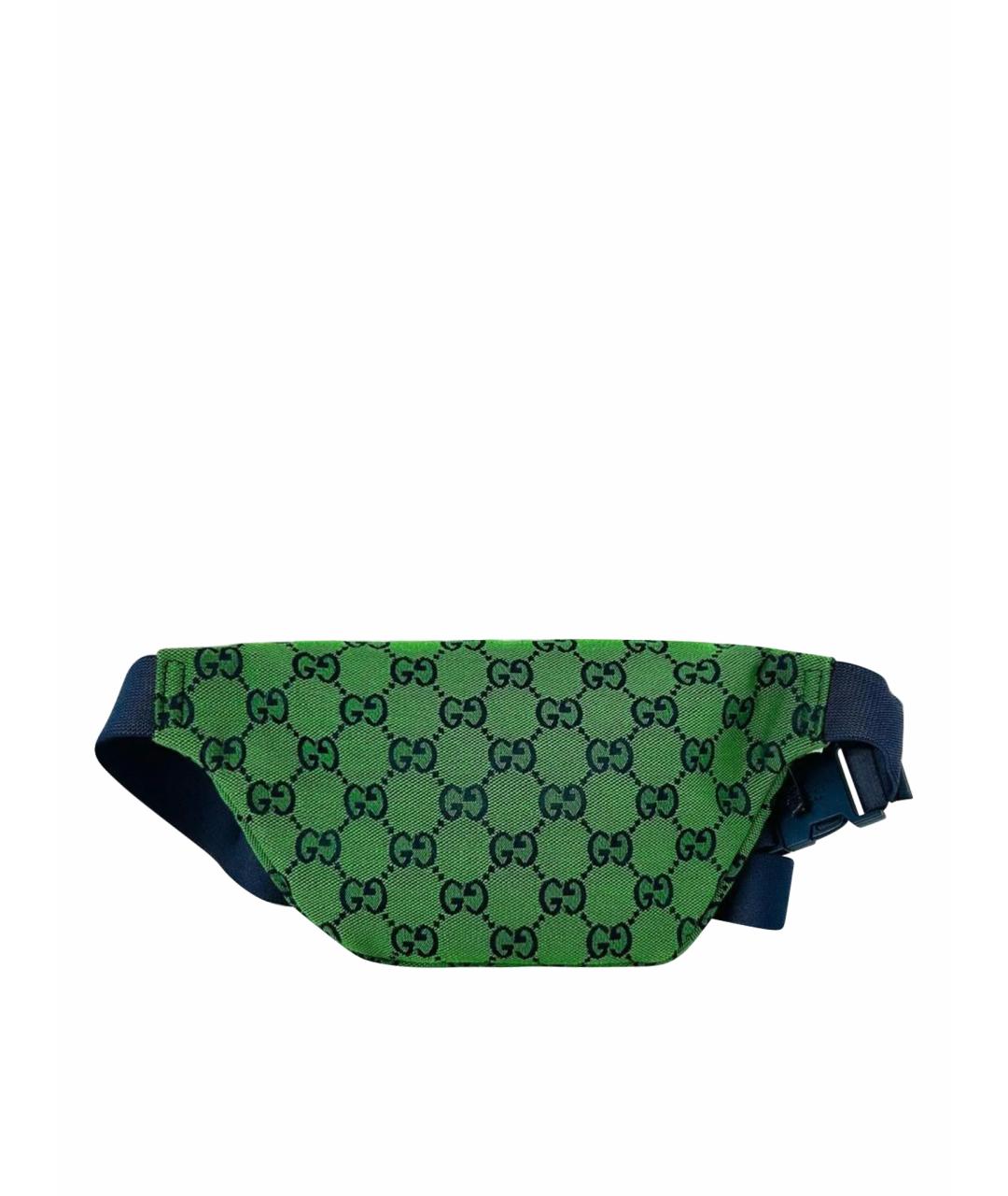 GUCCI Зеленая поясная сумка, фото 1
