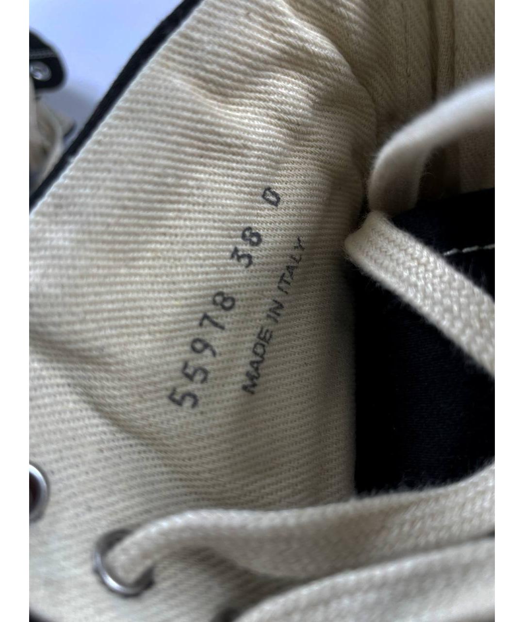 RICK OWENS DRKSHDW Черные кеды, фото 7