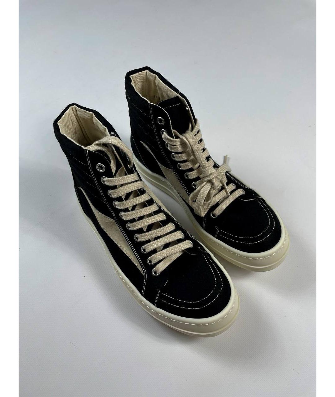 RICK OWENS DRKSHDW Черные кеды, фото 9