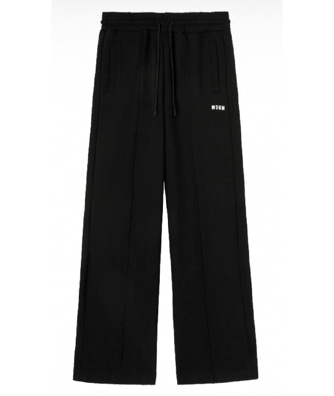 MSGM Черные хлопковые спортивные брюки и шорты, фото 6