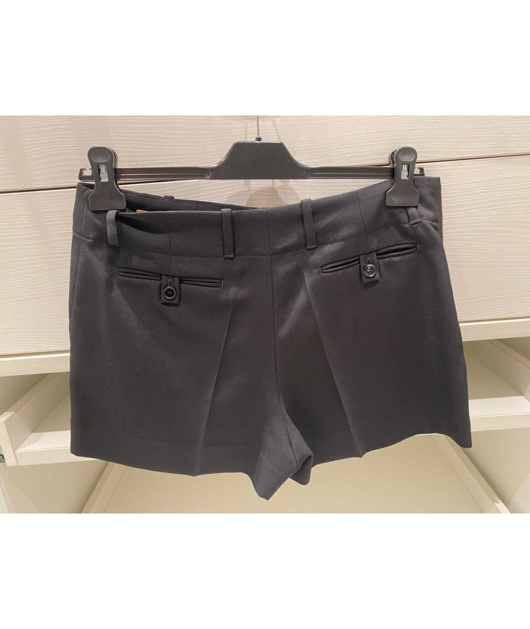 ACNE STUDIOS Черные полиэстеровые шорты, фото 2