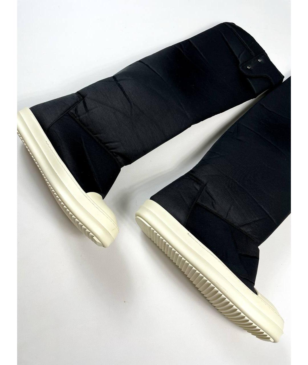 RICK OWENS DRKSHDW Черные высокие ботинки, фото 2