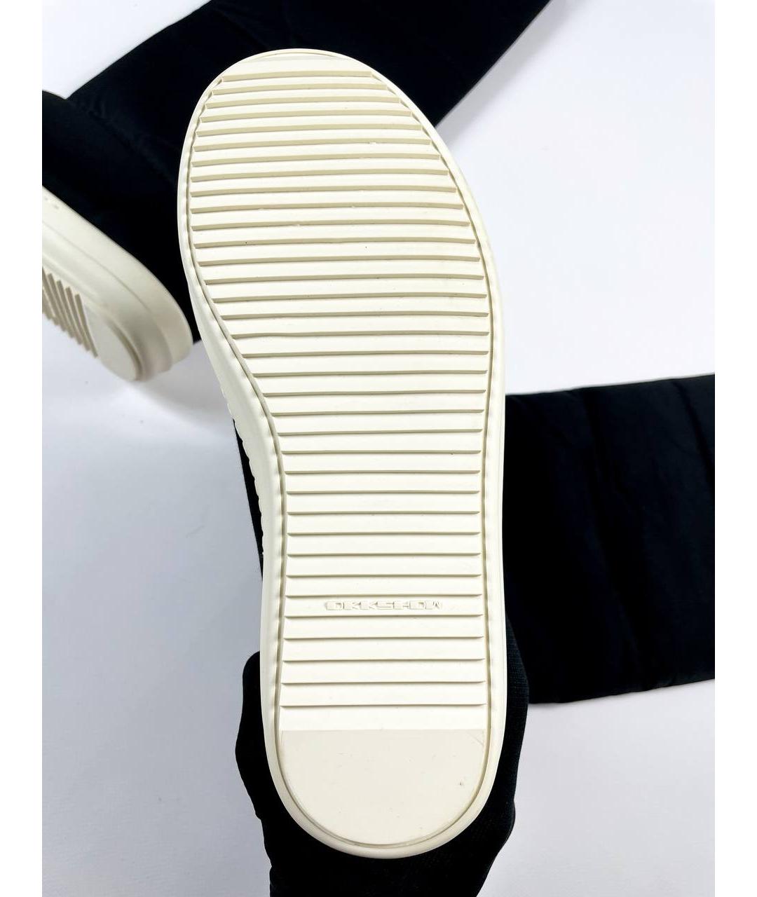 RICK OWENS DRKSHDW Черные высокие ботинки, фото 3