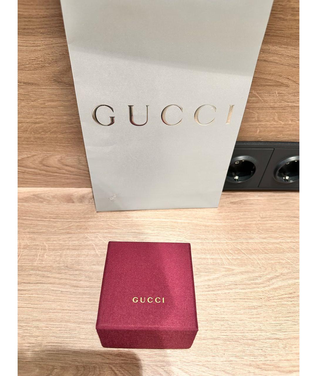 GUCCI Черные металлические серьги, фото 5