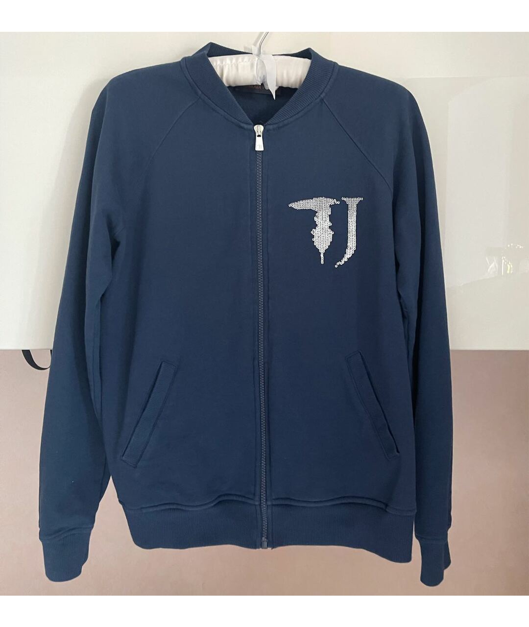 TRUSSARDI JEANS Синий хлопковый спортивные костюмы, фото 2