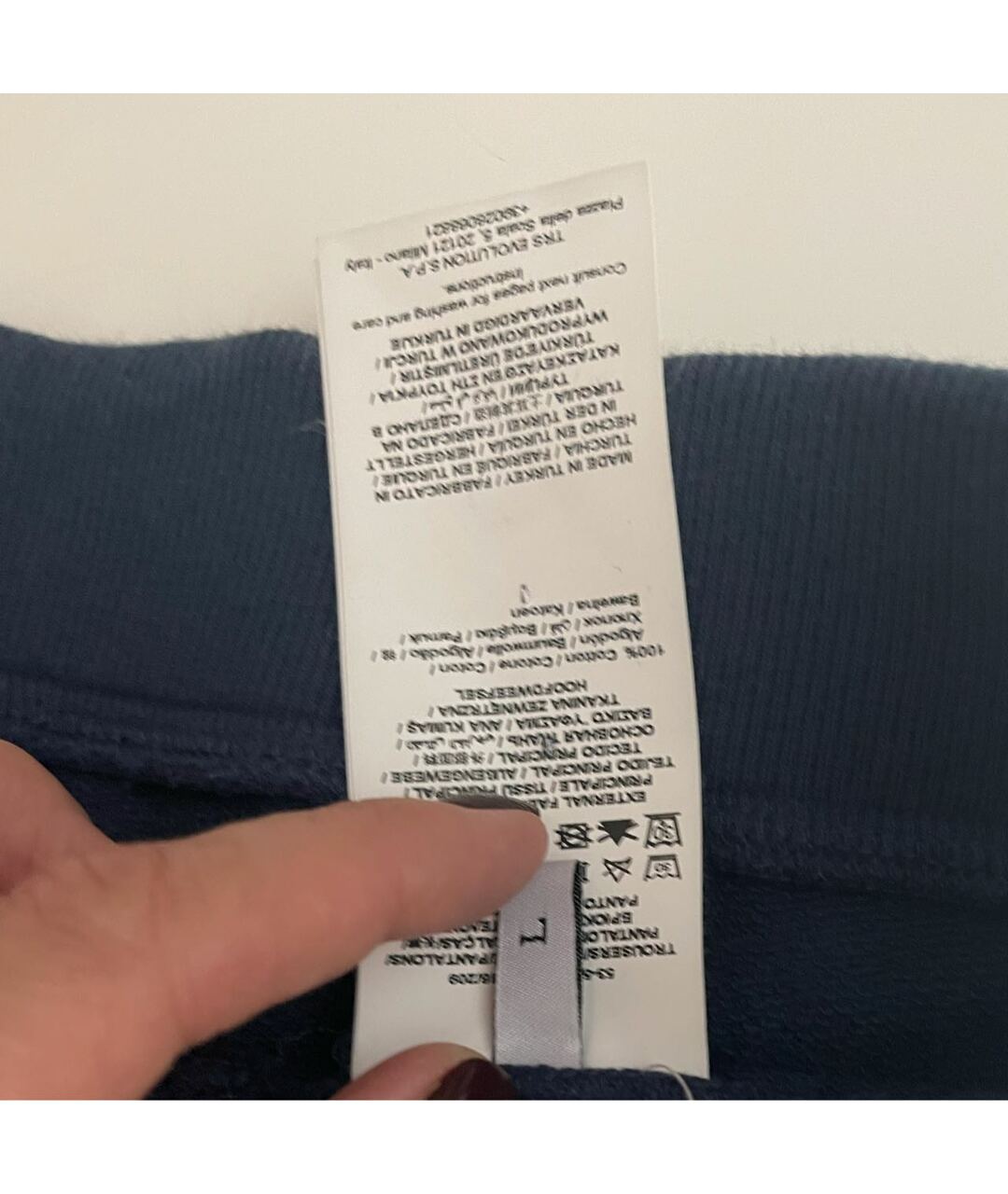 TRUSSARDI JEANS Синий хлопковый спортивные костюмы, фото 6