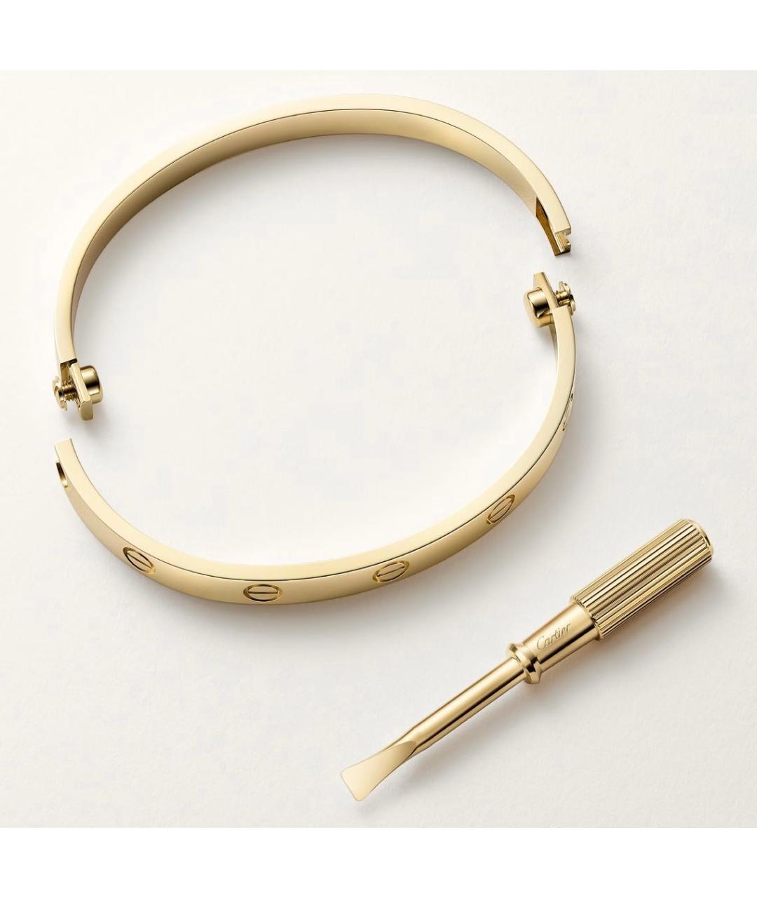 CARTIER Золотой браслет из желтого золота, фото 4