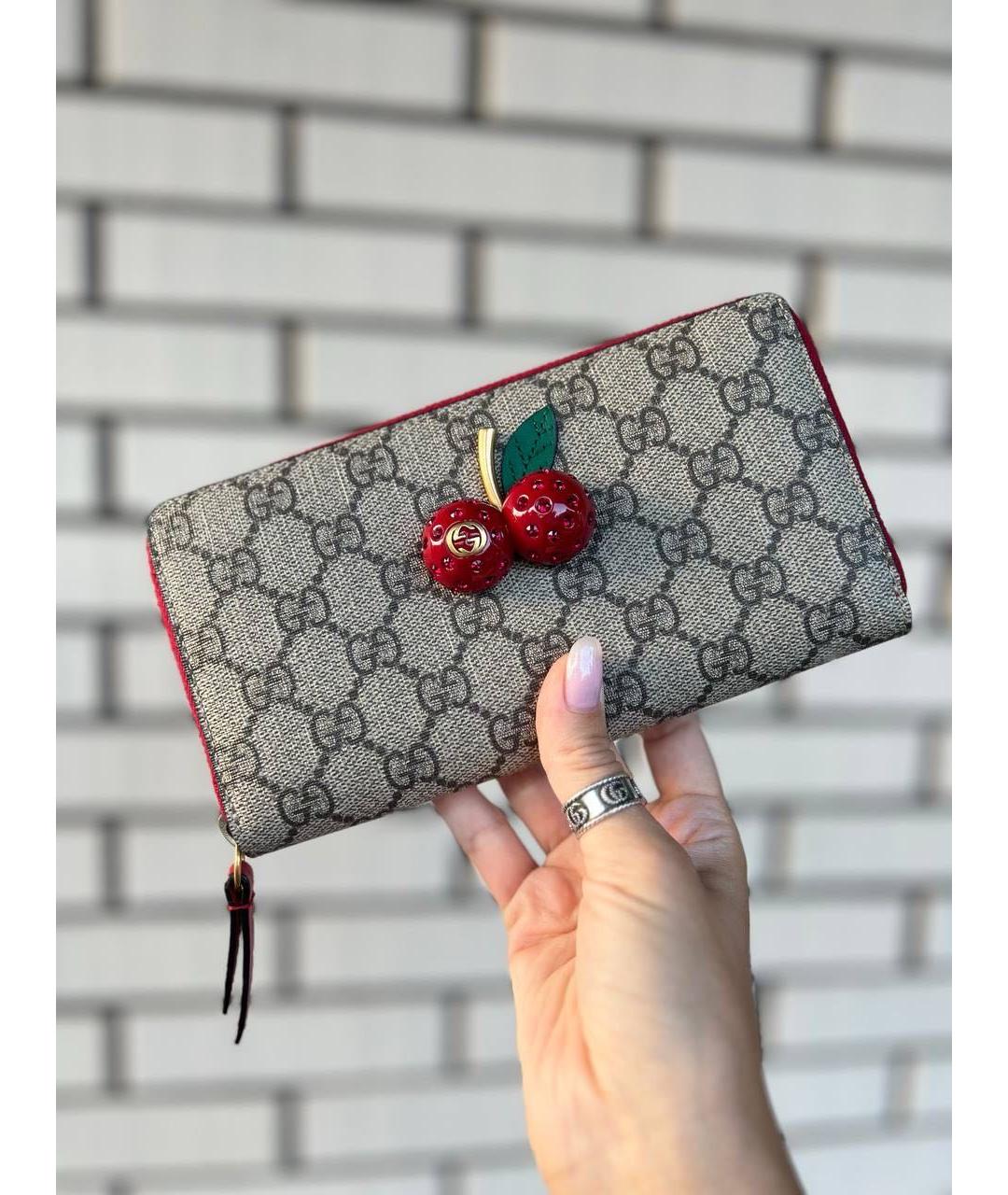 GUCCI Коричневый кошелек, фото 7