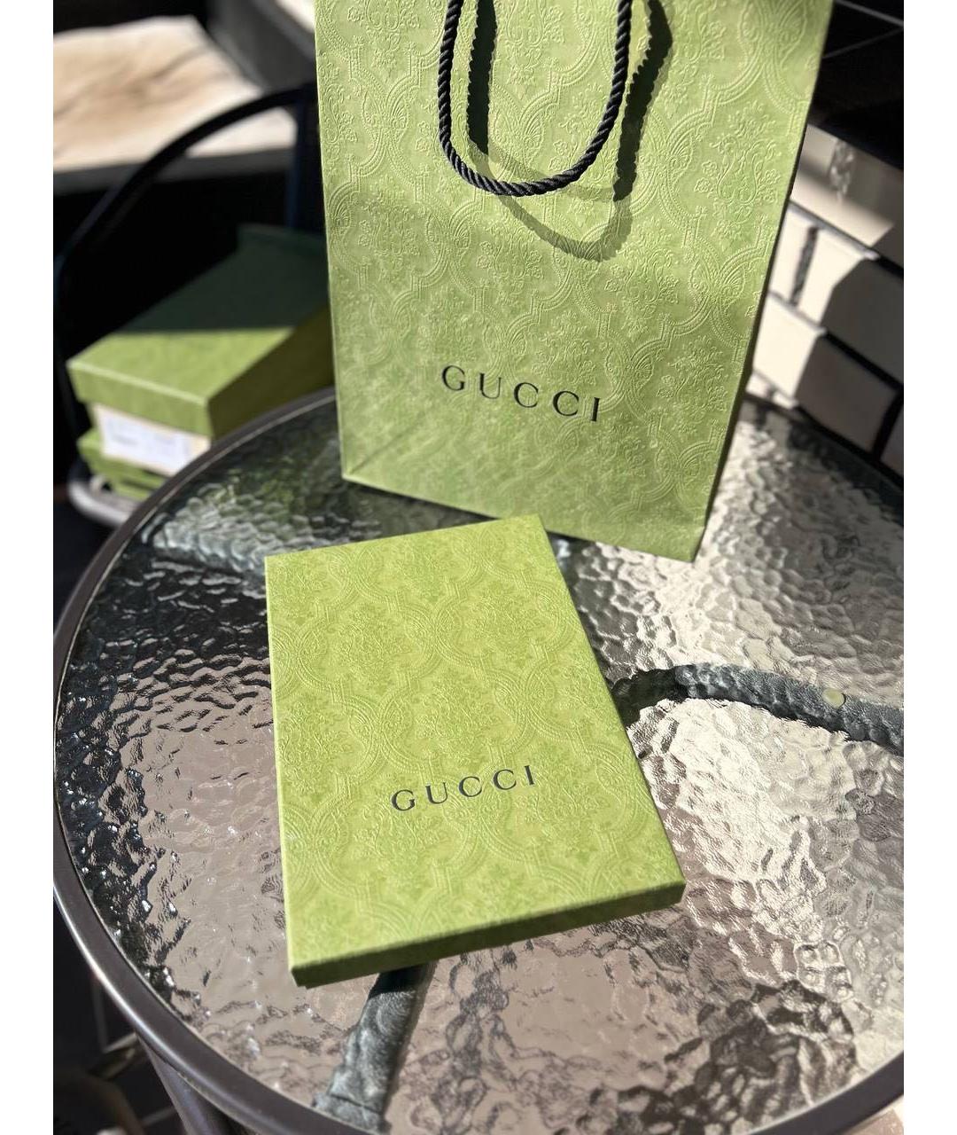 GUCCI Черный кожаный ремень, фото 5