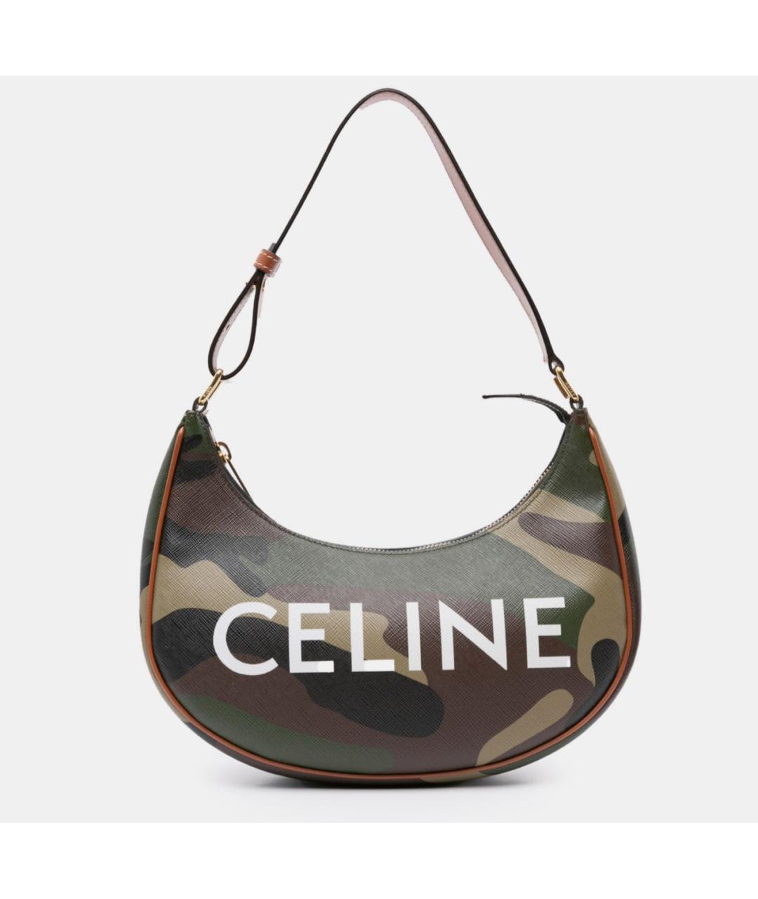 CELINE Мульти кожаная сумка с короткими ручками, фото 9