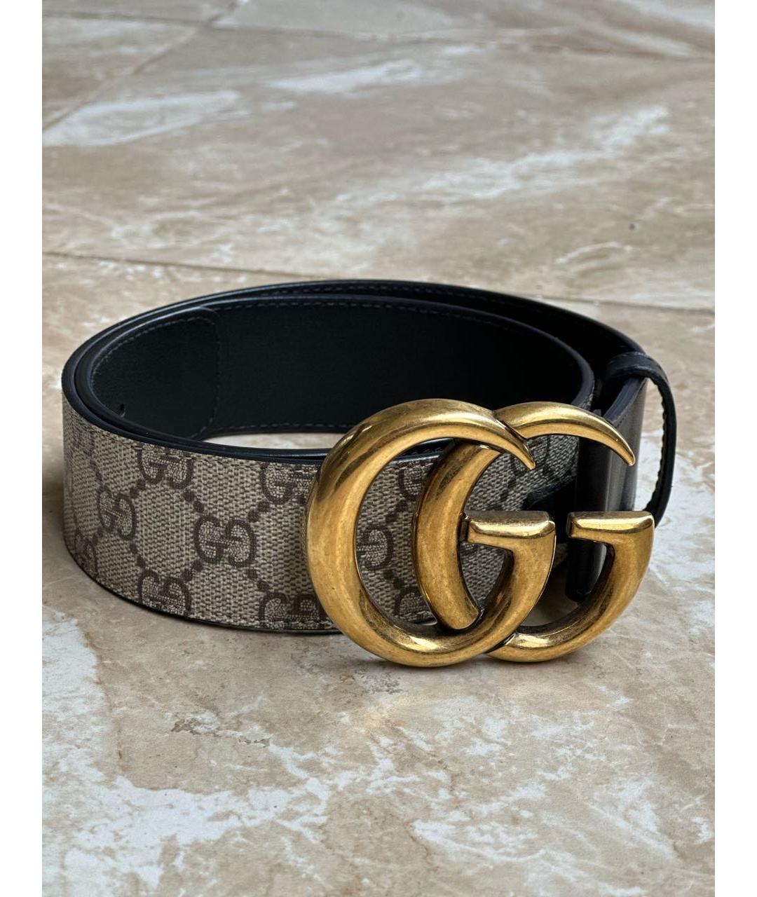GUCCI Бежевый ремень, фото 8