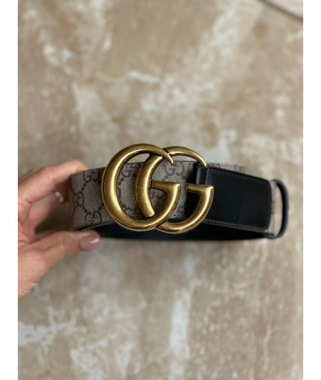 GUCCI Бежевый ремень, фото 2