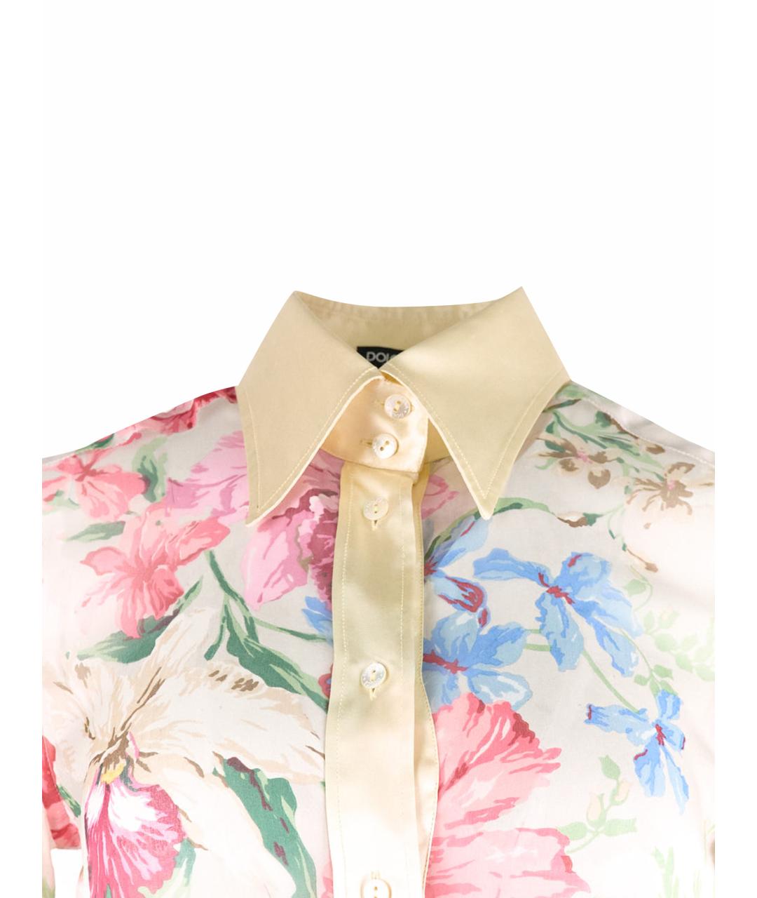 DOLCE&GABBANA Мульти шелковая блузы, фото 6