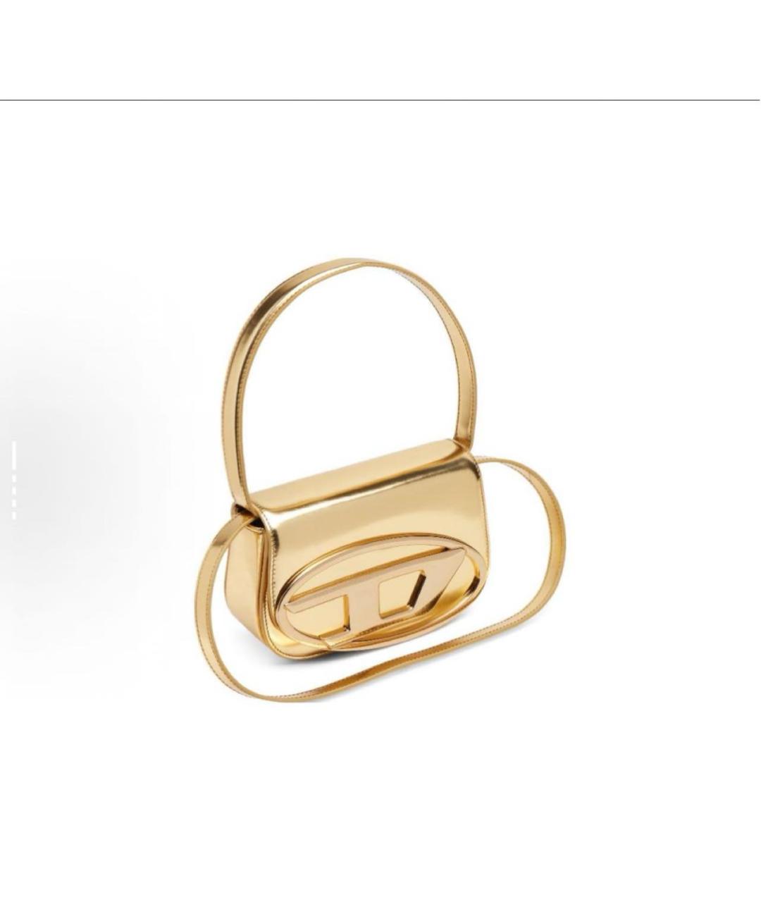 DIESEL Черная кожаная сумка на плечо, фото 2