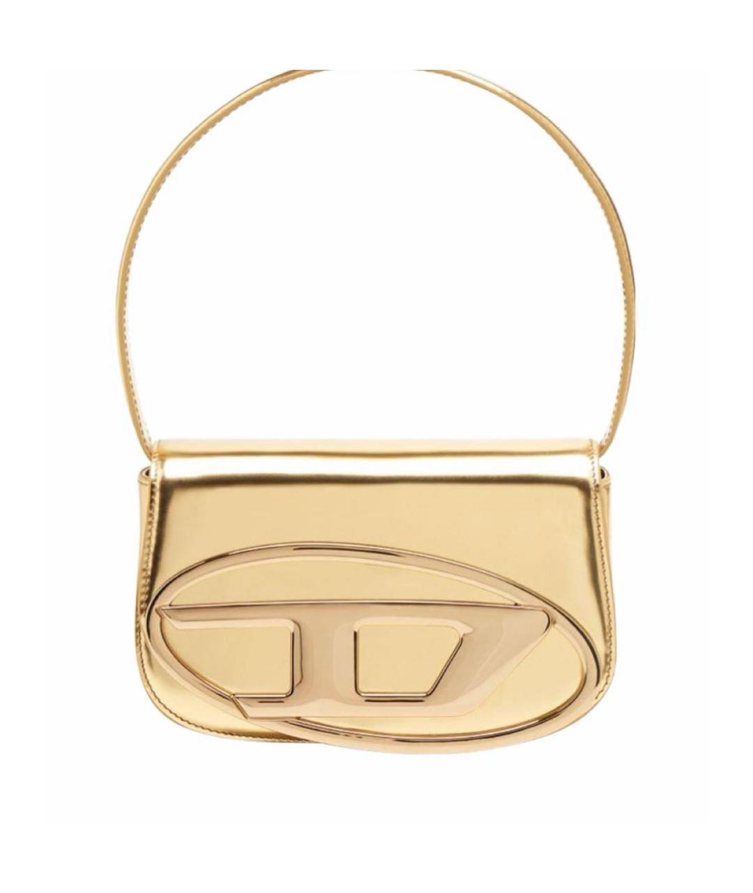 DIESEL Черная кожаная сумка на плечо, фото 1