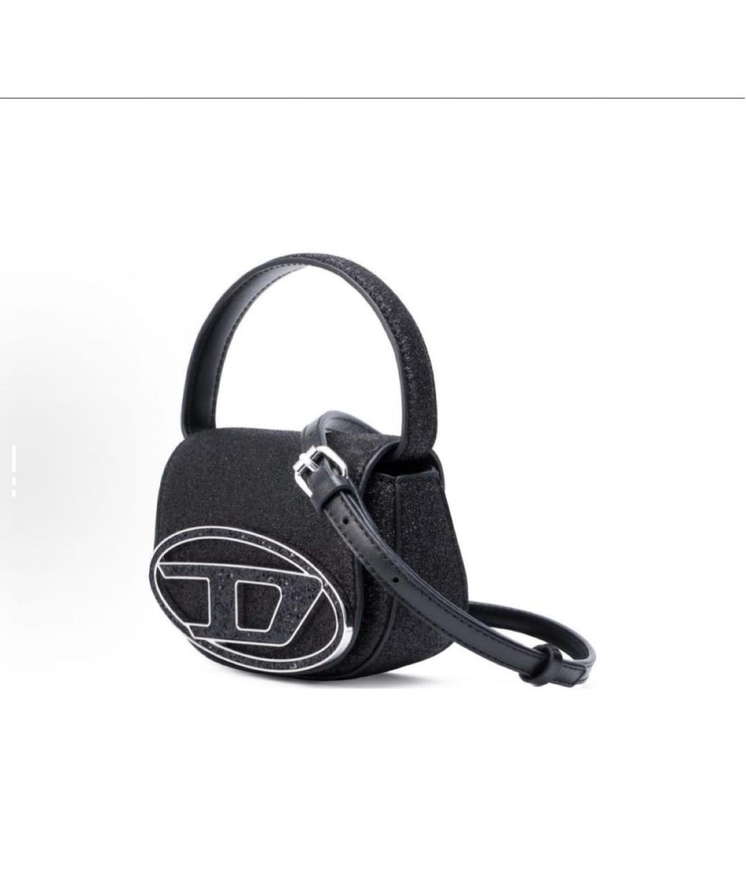 DIESEL Серая кожаная сумка на плечо, фото 2