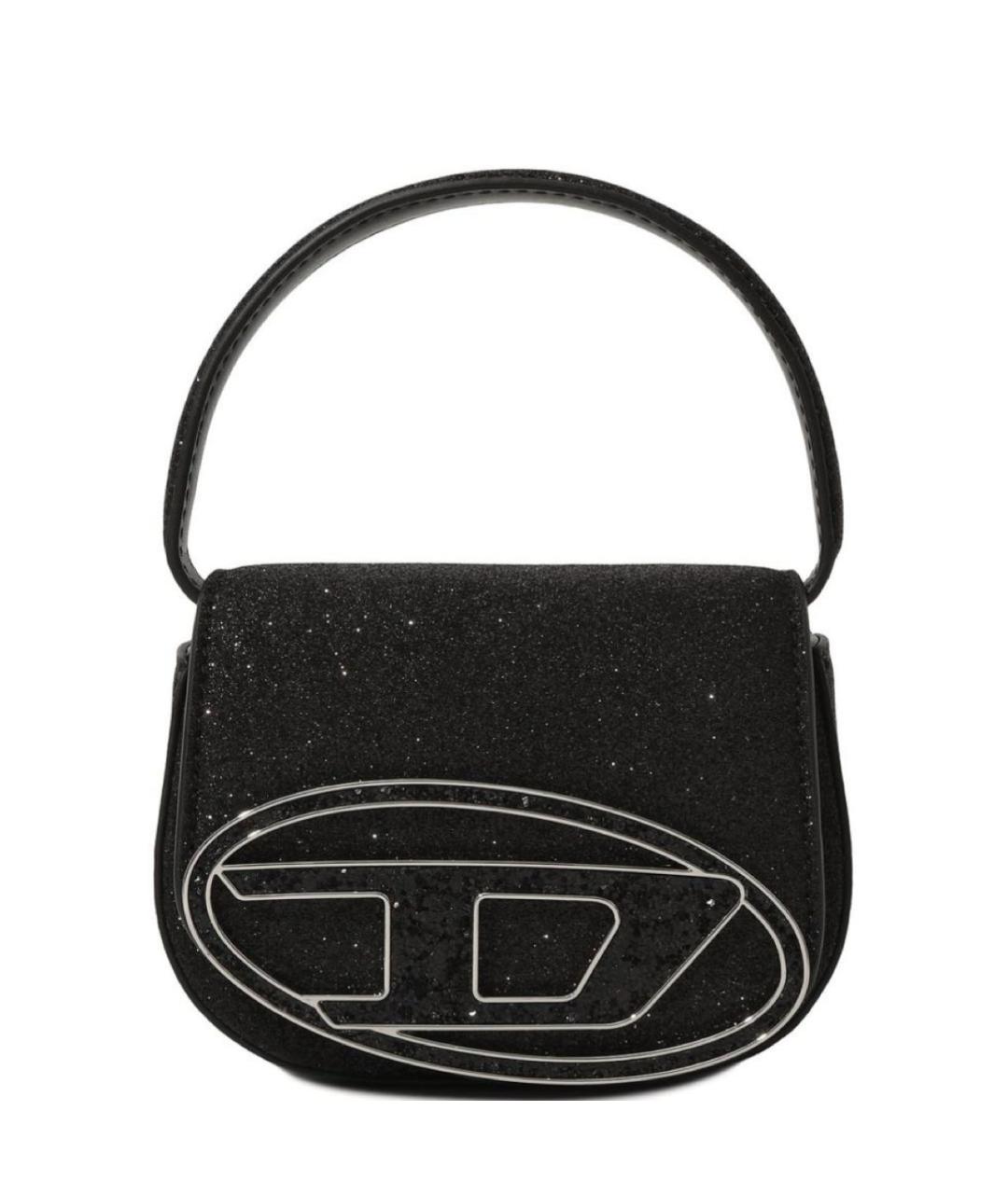 DIESEL Серая кожаная сумка на плечо, фото 1