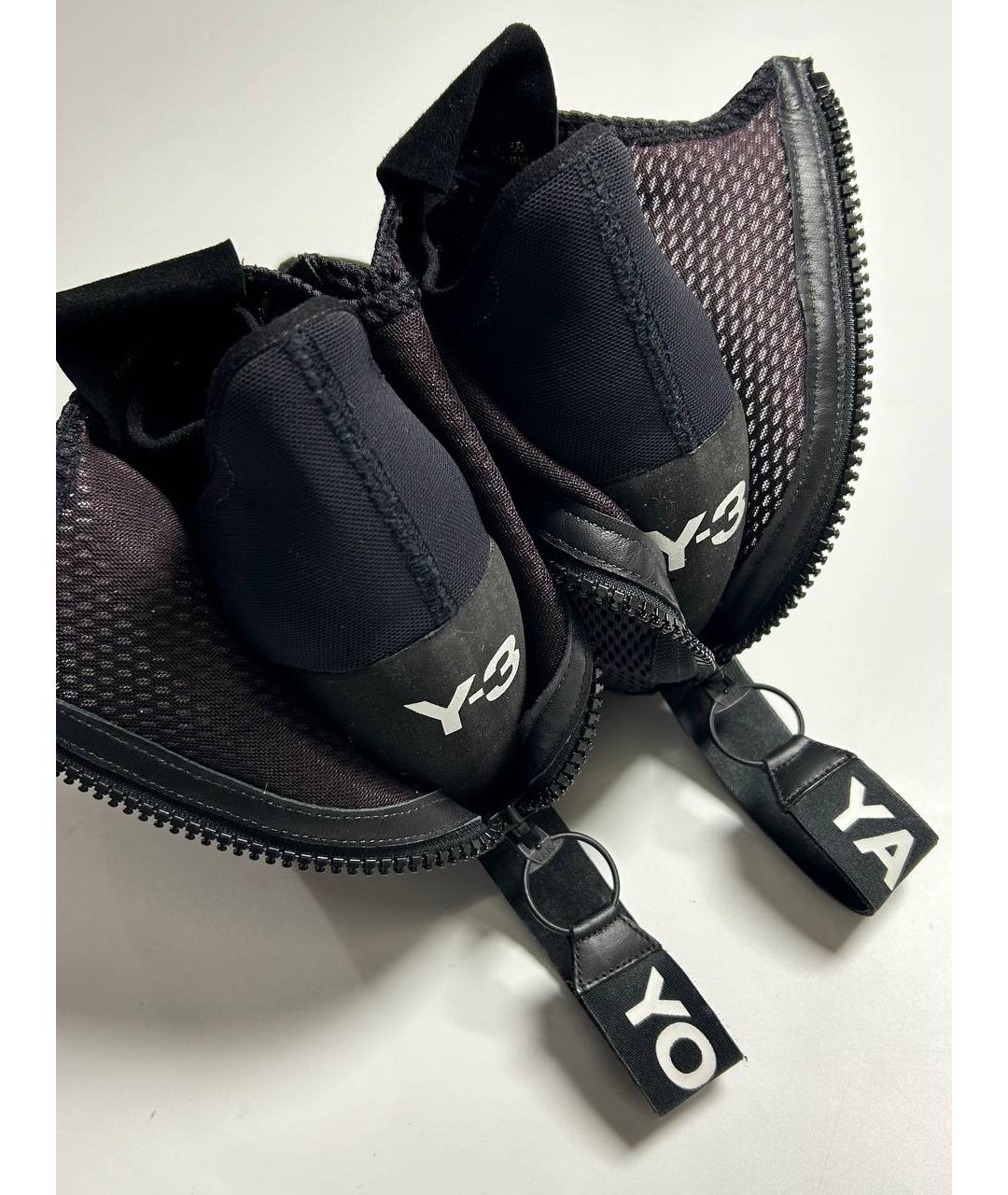 Y-3 Черные ботинки, фото 6